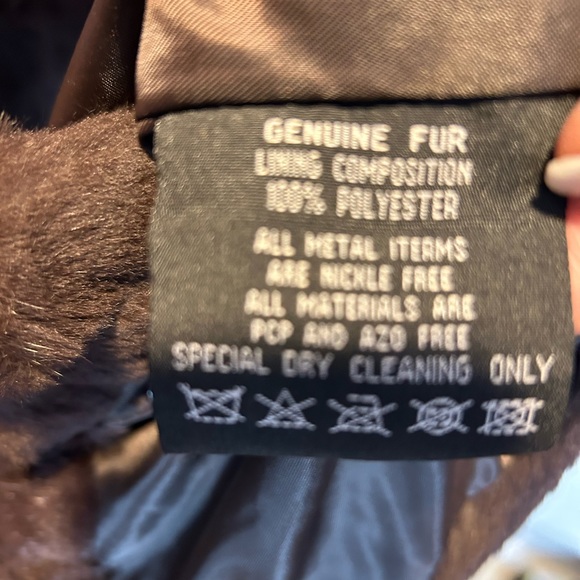 Brown fur jacket - Picture 8 of 8